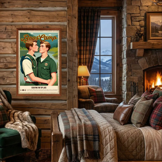 Boys Camp Vintage Recruiting Poster